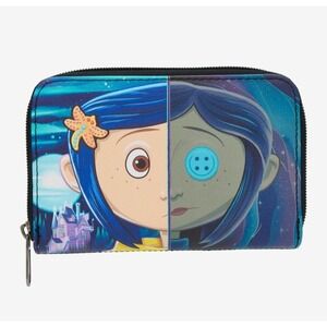 Loungefly Coraline‎ Split Face WALLET NWT! Grunge Whimsigoth
